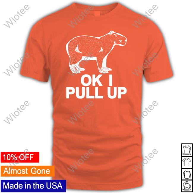 Capybara Man Merch Ok I Pull Up Tank Capybaraman