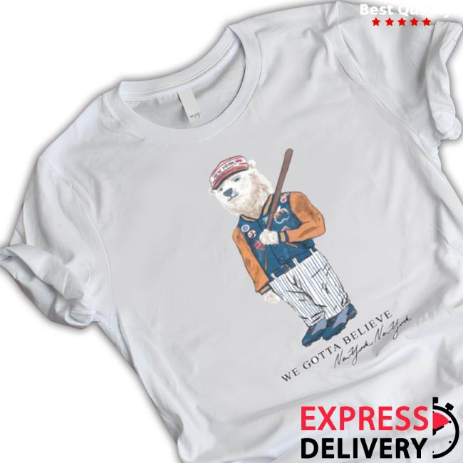 Gotta Believe Polar Bear White Sweatshirt