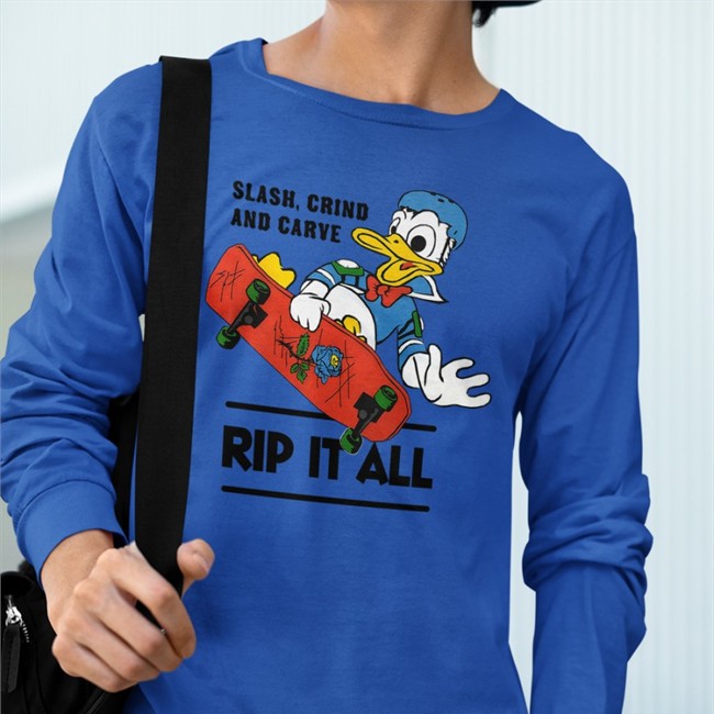 Depop Merch Donald Slash Crind And Carve Rip It All Tee Shirt Poorly Translated Shirts
