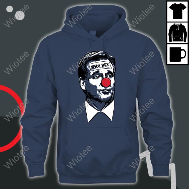 Who Dey Cin Clown Hoodie Barstool Sports Merch Who Dey Cin Clown Long Sleeved T Shirt