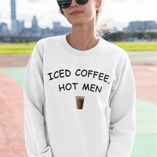 Iced Coffee Hot Men Long Sleeve T Shirt