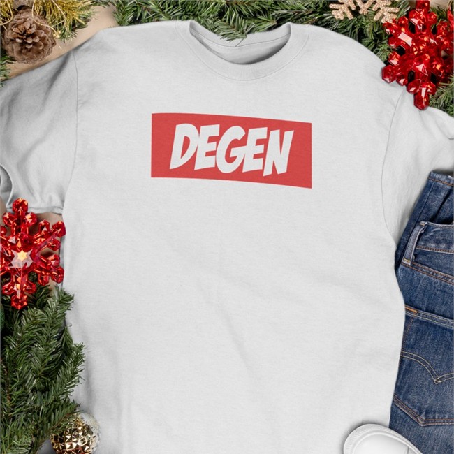 Degen Toonz Merch Degen Toonz Degen Box White Degen Box Long Sleeve Shirt