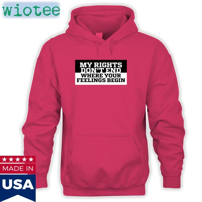 Kyle Rittenhouse My Rights Don't End Where Your Feelings Begin Long Sleeve Shirt My Rights Don't End Where Your Feelings Begin Long Sleeve Shirt