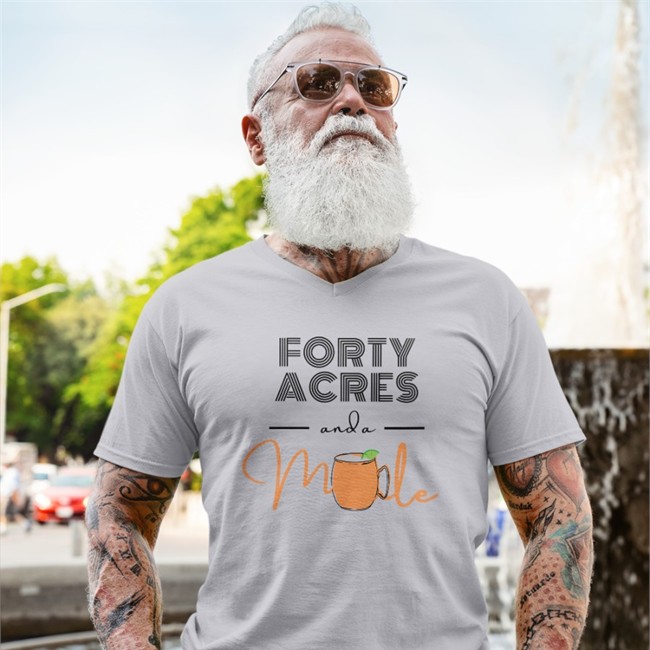Forty Acres Anda Mule Tee Shirt Josie Duffy Rice