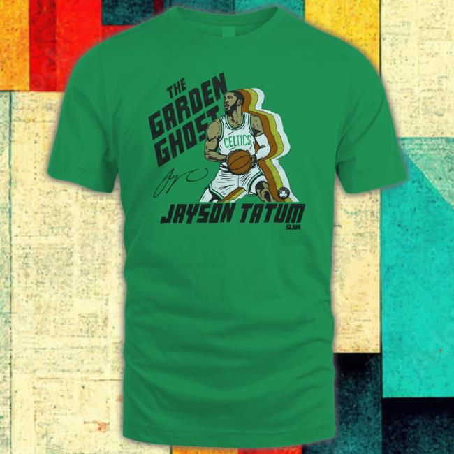 Official Homage X Slam Jayson Tatum The Garden Ghost Shirt