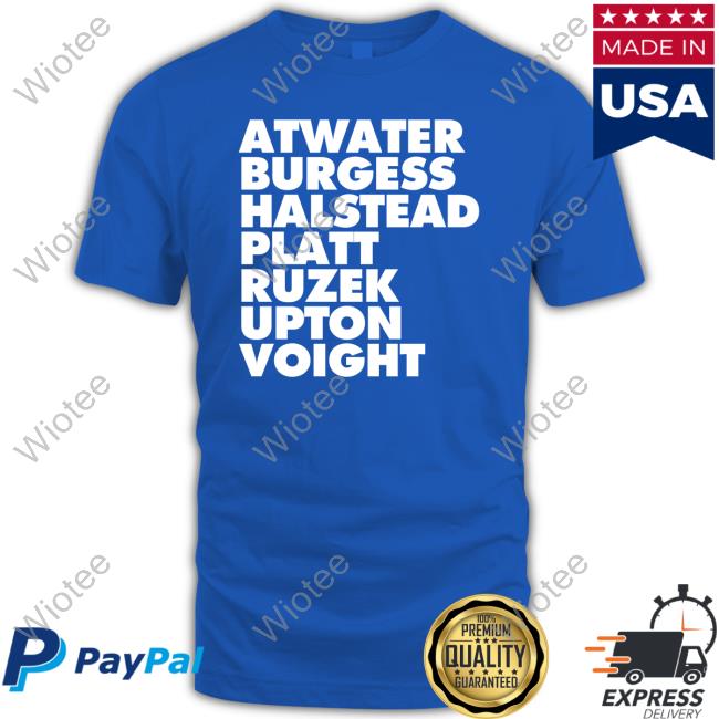 Atwater Burgess Halstead Platt Ruzek Upton Voight Long Sleeve T Shirt Laroyce Hawkins Atwater Burgess Halstead Platt Ruzek Upton Voight Long Sleeve T Shirt