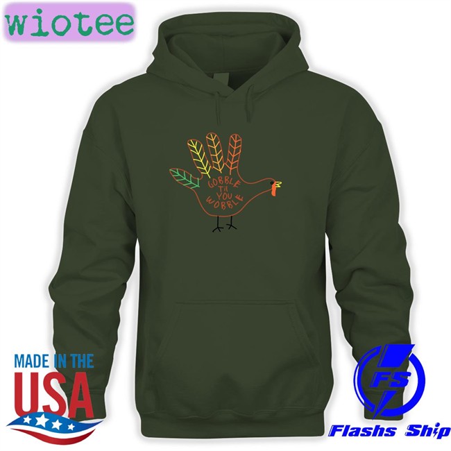 Leigh Mcnasty Gobble Till You Wobble Crewneck Sweatshirt Bunkerbranding