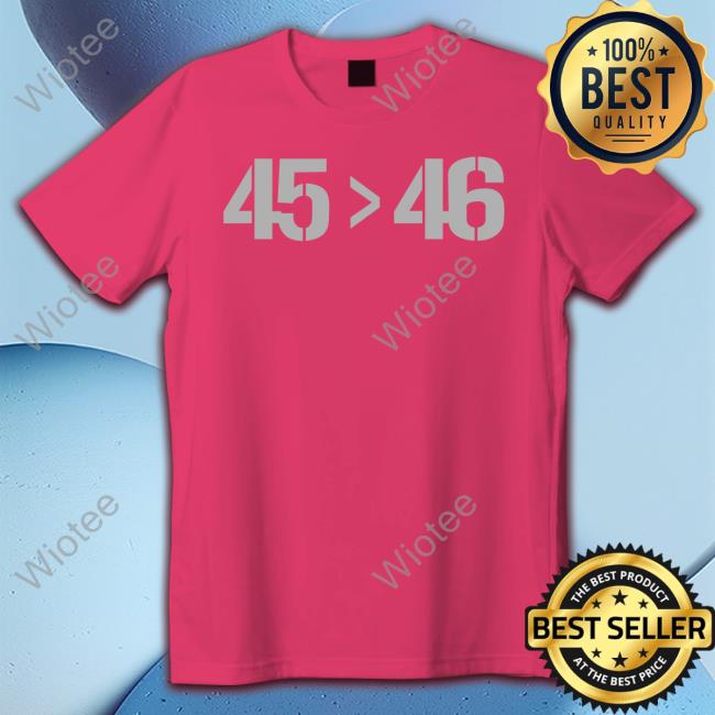 45 Greater Than 46 Tank Top