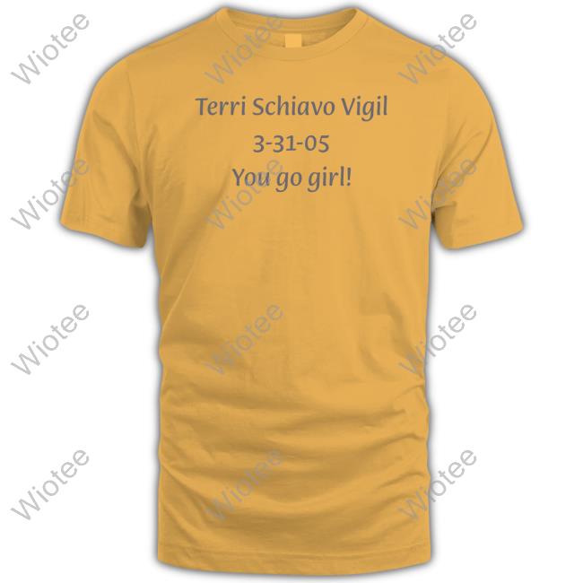 Scumbelievable Terri Schiavo Vigil 3-31-05 You Go Girl Crewneck Sweatshirt