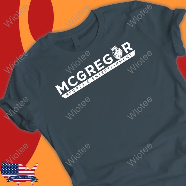 Dana White Mcgregor Sports & Entertainment T Shirts Mcgregor Sports & Entertainment Logo Shirt