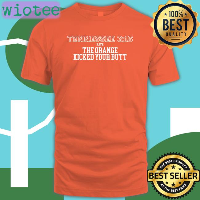 Barstool Sports Store Tennessee 3 16 Says The Orange Kicked Your Butt Hooded Sweatshirt