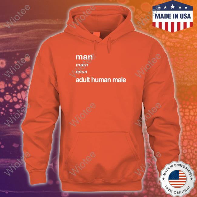 Man Maen Noun Adult Human Male Tee Shirt