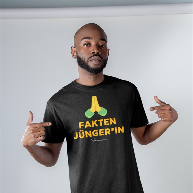 Volksverpetzer Shop Fakten Jüngeri In Hände T-Shirt