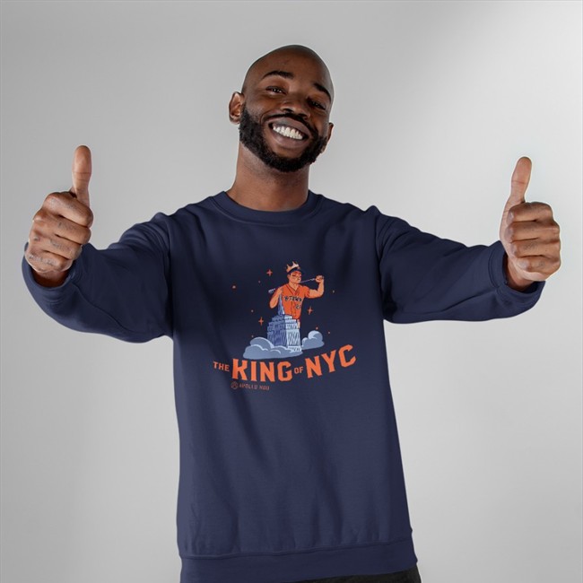 Apollohou The King Of Nyc Hooded Sweatshirt Astros