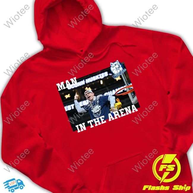 Tyrese Martin Dan Hurley Man In The Arena Huskies Crewneck Sweatshirt Atlanta Hawks