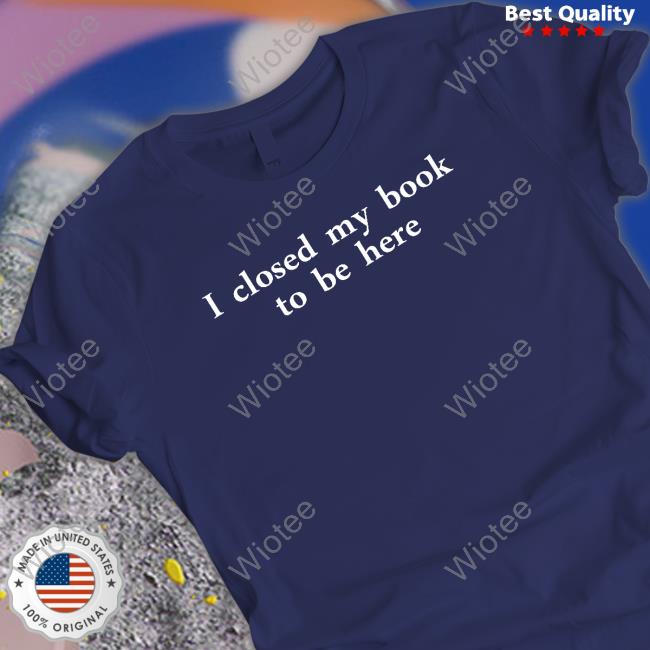 Miahcombat I Closed My Book To Be Here Sweatshirt
