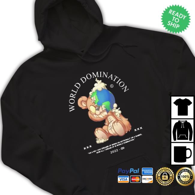 Official Jollz world domination teddy 2022 T-Shirt Official Jollz world domination teddy 2022 Tee