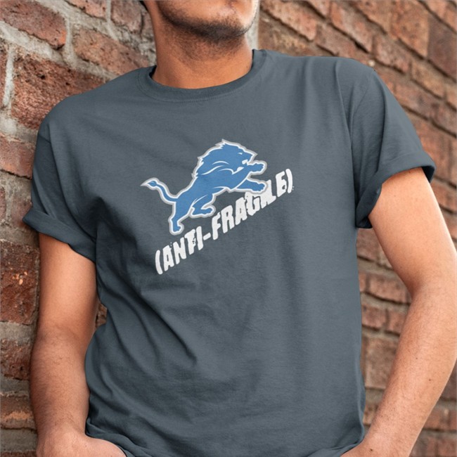 Evan Fox Anti Fragile Tee Shirt Detroit Lions