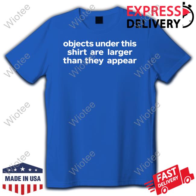 Objects Under This Shirt Are Larger Than They Appear Long Sleeve T Shirt Inocent Joker