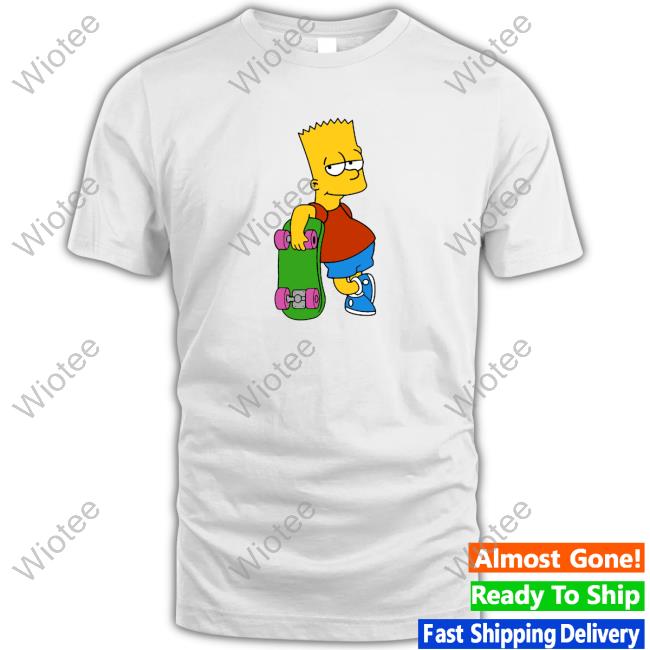 Official Bart Simpson Skis Hoodie