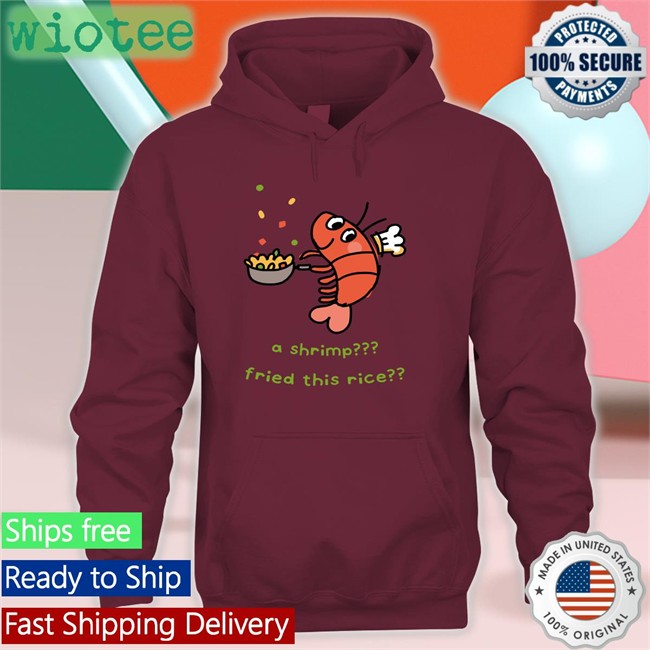 Liliuhms A Shrimp Fried This Rice Hoodie Lily Anime Nyc Booth 1258 Liliuhms A Shrimp Fried This Rice Hooded Sweatshirt Lily Anime Nyc Booth 1258