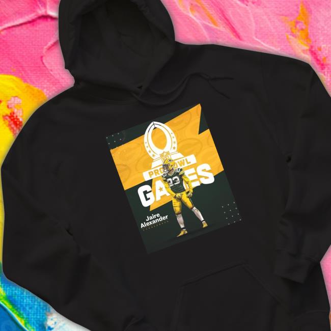 Official Green Bay Packers Jaire Alexander Cornerback Pro Bowl Games 2022 Hooded Sweatshirt Official Green Bay Packers Jaire Alexander Cornerback Pro Bowl Games 2022 Cap