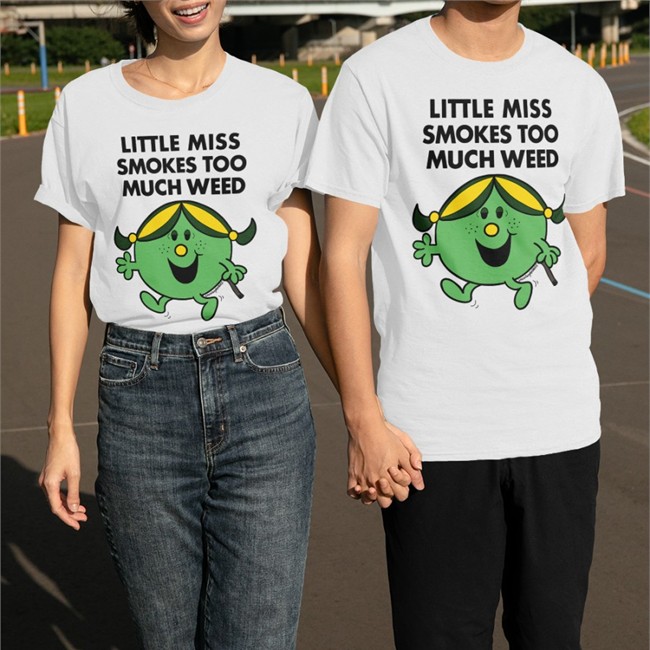Ale Nandialexx Little Miss Smokes Too Much Weed Tee Little Miss Smokes Too Much Weed Shirts