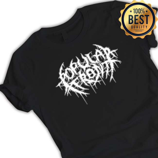 Official Popular Front Merch Black Metal Shirt