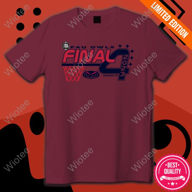 NCAA FAU Owls 2023 Final Four Oversized Long Sleeve T Shirt