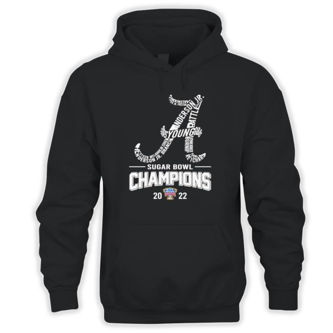 2022 Sugar Bowl Champions Alabama Crimson Tide Players Names Logo Sweatshirts 2022 Sugar Bowl Champions Alabama Crimson Tide Players Names Logo Classic Shirt