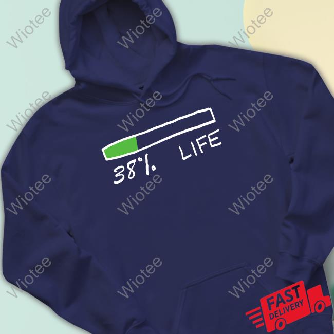 Nas Daily 38% Life T-Shirt Nas Daily Youtube Official Nas Daily 38% Life Tee Shirt
