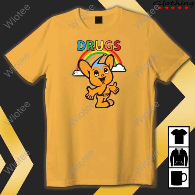 Official Drugs Are Bad Pipo Kun Tee Shirt Isabelle