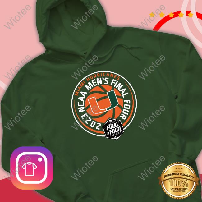 Official Allcanes Miami Hurricanes 2023 Ncaa Men Final Four Tee