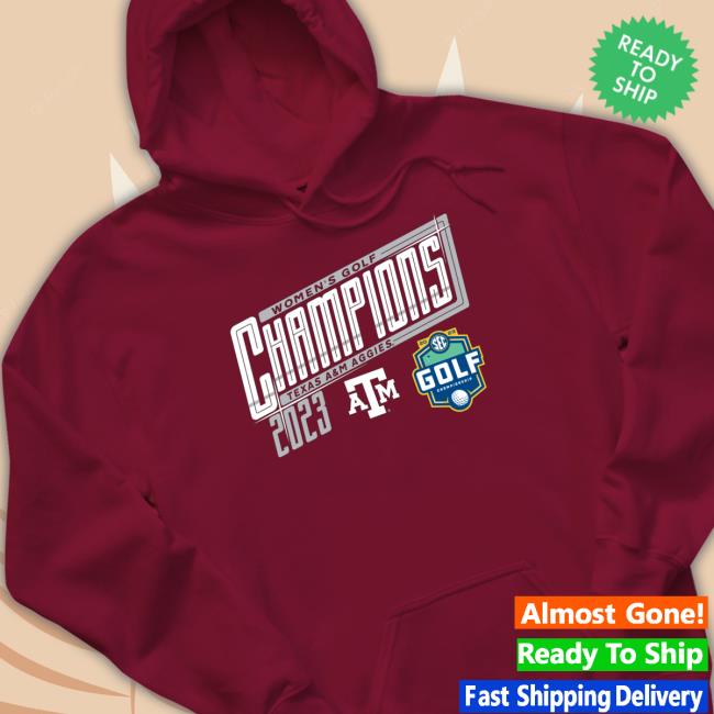 Official NCAA Shop Texas A&M Aggies 2023 Sec Women's Golf Champions T-Shirt