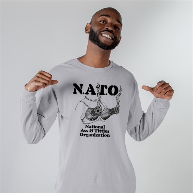 The Good Shirts Shop Nato National Ass And Titties Organization T-Shirt Shirts That Go Hard