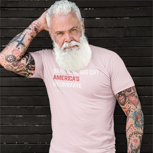 Barstool Big Cat America's Roommate Tee College Hoops Today Shop Barstool Big Cat America's Roommate Jon Rothstein Tee Shirt