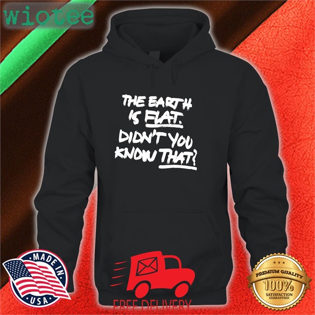Min Yoongi The Earth Is Flat Didn't You Know That Original Hoodie Shirt Black Delilah Min