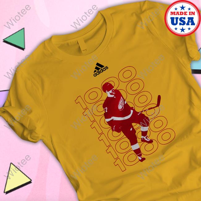 Detroit Red Wings David Perron 1000Th Shirt