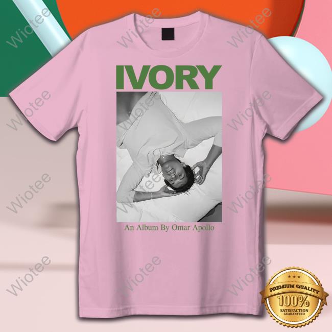 Official Omar Apollo Merch Ivory Album Photo Tee Ivory An Album By Omar Apollo Shirts