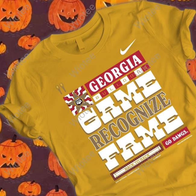 Georgia Bulldogs Game Recognize Fame Shirts