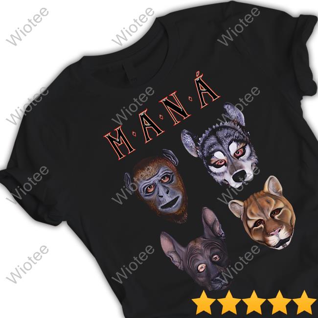 Official Maná Merch Masks Tee
