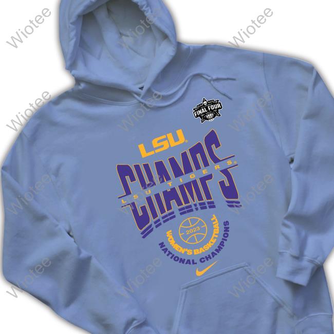 Fanatics Merch LSU Tigers 2023 NCAA Women’s Basketball National Champions Hoodie