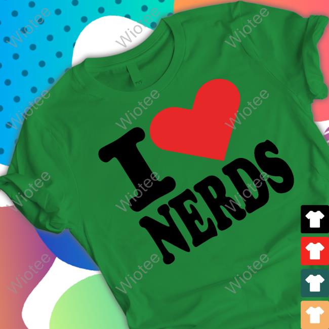 Official I Love Nerds T Shirt