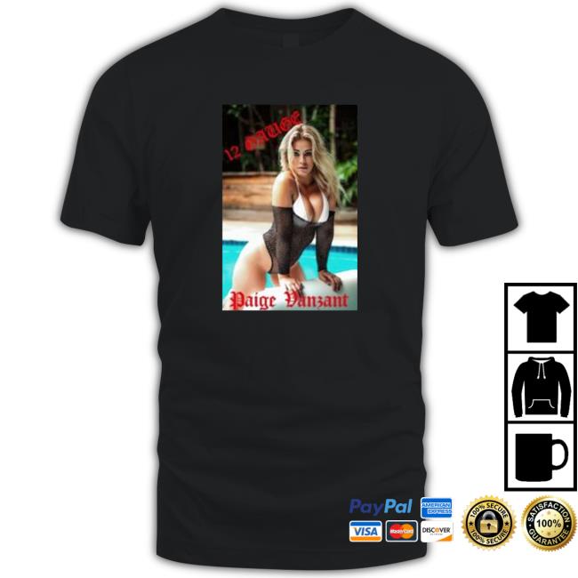 Official 12 Gauge Paige Vanzant In The Pool Sweatshirt