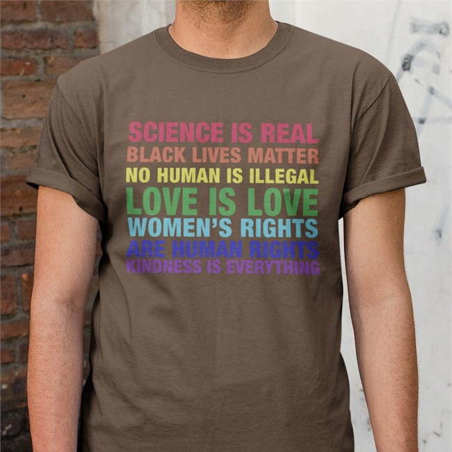 Tom Hanks Science Is Real Black Lives Matter No Human Is Illegal Love Shirt The Astute Galoot