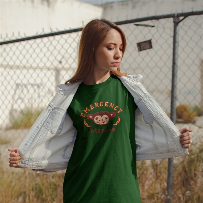 Emergency Intercom Monkey Tee