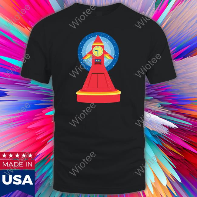 Abc Merch Rocket Clock Adult Sweatshirt Play School