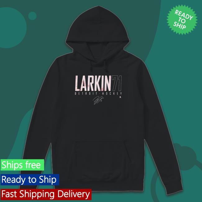 Official Dylan Larkin Elite Signature Long Sleeve Tee
