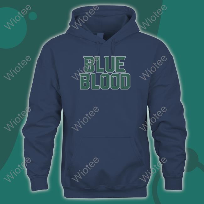 Blue Blood Tee Shirt Blue Blood Shirt White