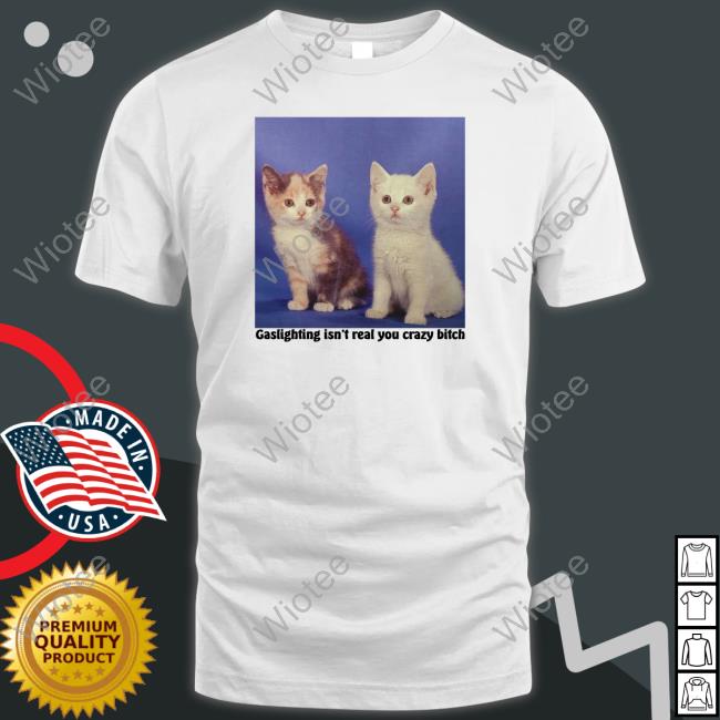 Gaslighting Isn't Real You Crazy Bitch Shirt